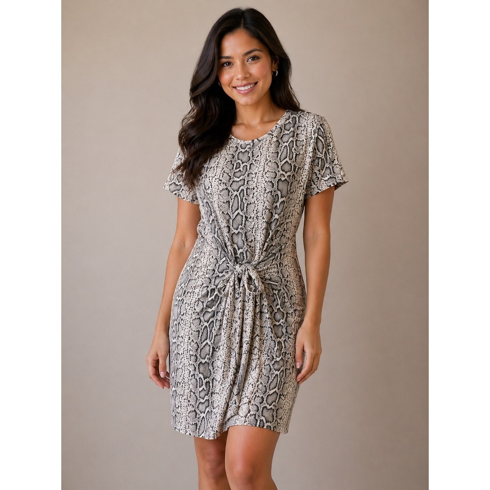 Vestique- Animal Print Mini Dress Size M